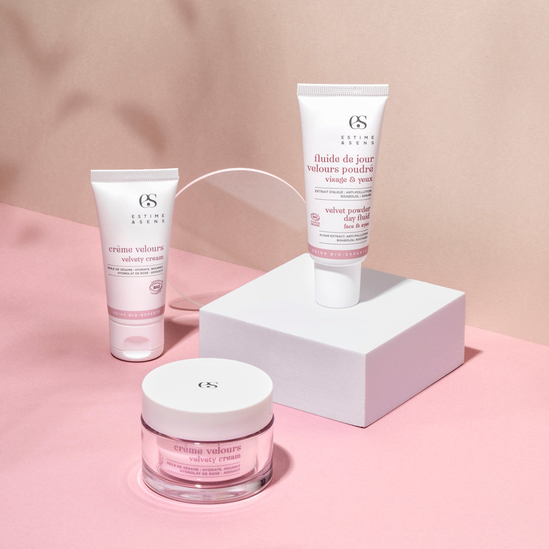 Crème velour hydratante prévention anti-âge